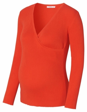 COCO NURSING TOP LS N198 TANGERINE