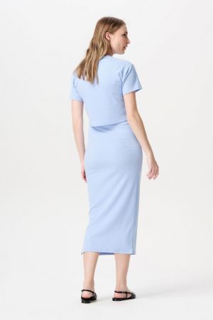 VIJA RIB SKIRT OTB N282 LIGHT SKY