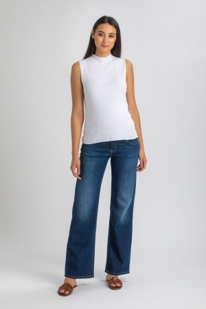 DAD JEANS WA01 DARK BLUE