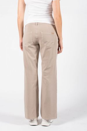 PANTS COTTON WIDE LEG 050 SAND
