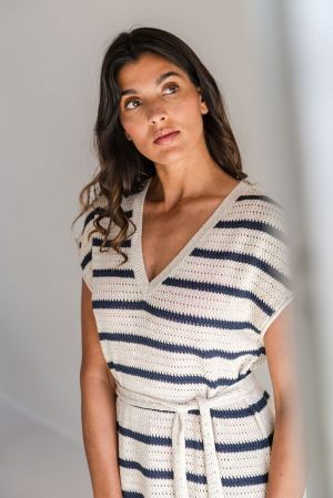 JOANNE HEAVY KNIT MAXI DRESS 02 ECRU