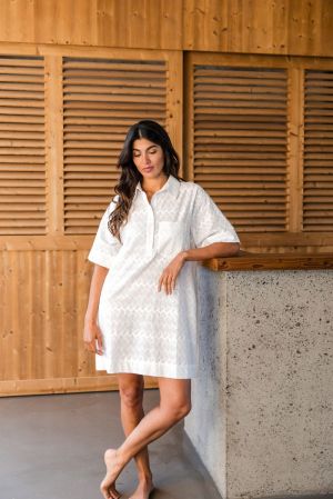JACKIE DRESS 07 BRIGHT WHITE