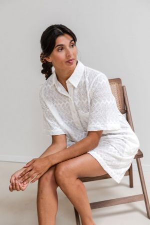 JACKIE DRESS 07 BRIGHT WHITE