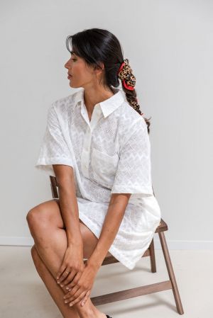 JACKIE DRESS 07 BRIGHT WHITE