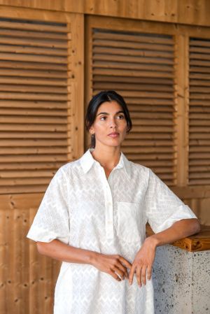 JACKIE DRESS 07 BRIGHT WHITE
