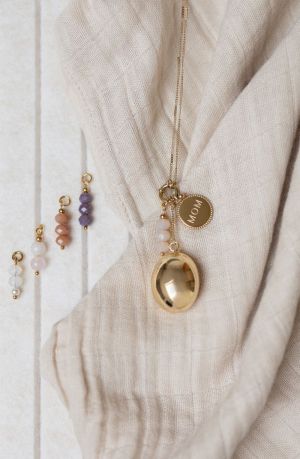 GLASS BEAD PEACH