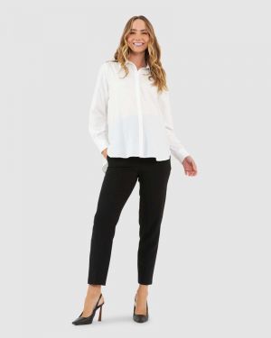 ALEXA CLASSIC CROP PANT BLACK