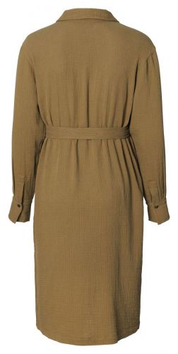 VEJEN NURSING DRESS LS 9526 P981 DARK 