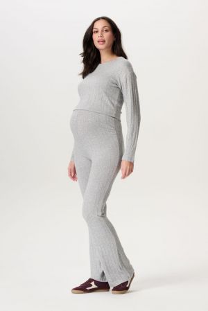 LEJRE NURSING TOP LS 1236 N422 GREY