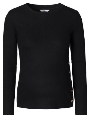 AARHUS NURSING TOP LS 1060 P090 BLACK