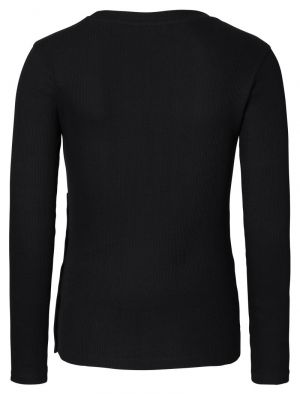 AARHUS NURSING TOP LS 1060 P090 BLACK