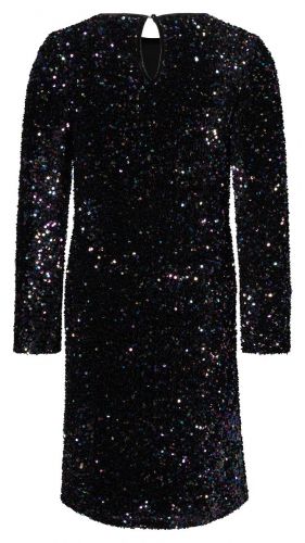 STORD SEQUINCE DRESS LS 1060 C270 BLACK