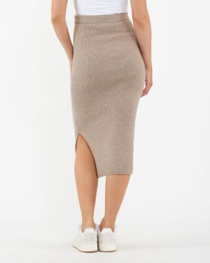 DANI KNIT SKIRT LATTE