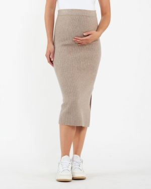 DANI KNIT SKIRT LATTE