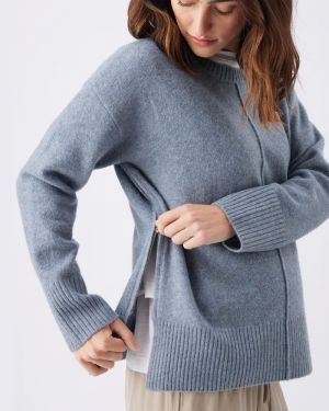EVA NURSING KNIT BLUE MARBLE