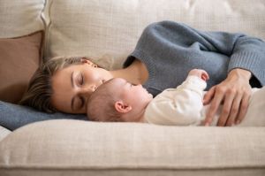 EVA NURSING KNIT BLUE MARBLE