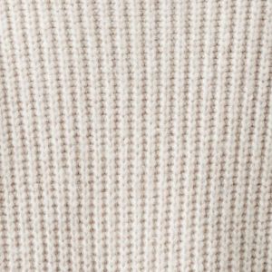 LAYLA ZIP THROUGH KNIT OAT MARLE