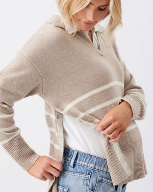 LORI NURSING KNIT LATTE/CHALK