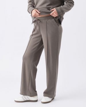 TERRY WIDE LEG JOGGER EARTH