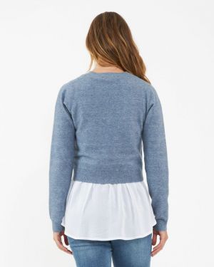 SANDY DETACHABLE NURSING KNIT DENIM MARLE