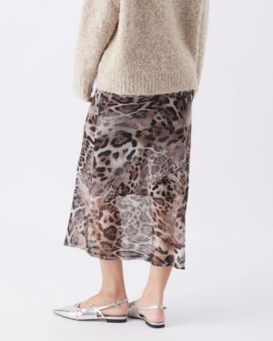 SAVANNAH MESH SKIRT LATTE