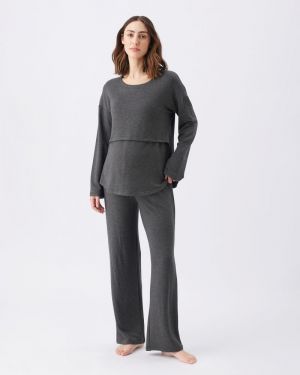 SUPER SOFT LOUNGE PANT CHARCOAL MARLE