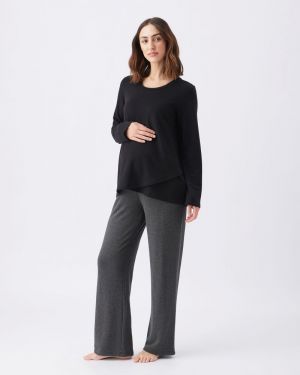 SUPER SOFT LOUNGE PANT CHARCOAL MARLE
