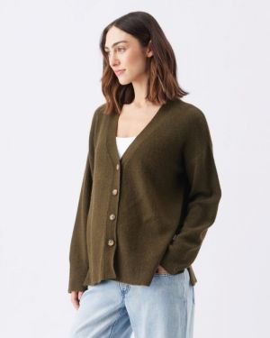 TULLY KNIT CARDIGAN KHAKI