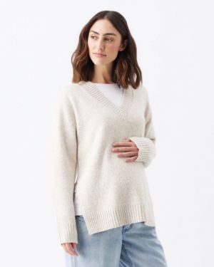 VERA NURSING KNIT OAT MARLE