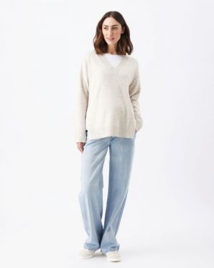 VERA NURSING KNIT OAT MARLE