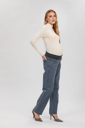 JEANS REGULAR STRAIGHT W900 MEDIUM GRE