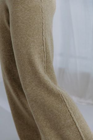 DONNA KNITWEAR PANTS 22 GREEN SAGE