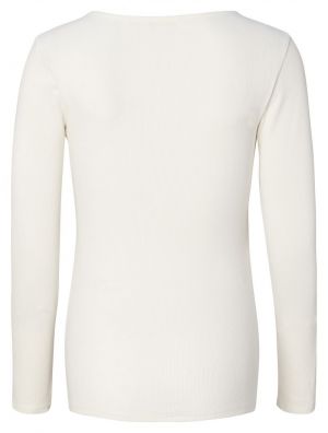 SARA NURSING RIB TOP LS 2148 N148 CREAM