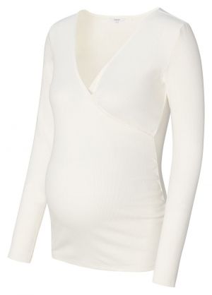 SARA NURSING RIB TOP LS 2148 N148 CREAM