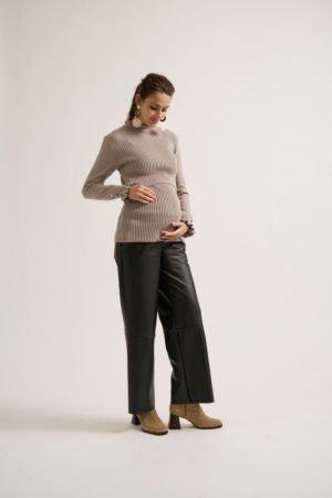 ALIX MATERNITY PANTS BLACK