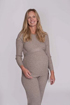 PANTS KNIT 050 SAND