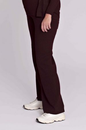 PANTS KNIT 044 BURGUNDY