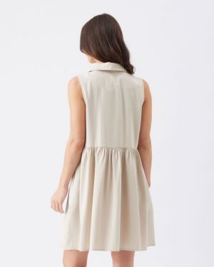 CHLOE TENCEL DRESS SAND