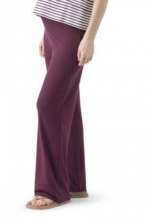 CINDY RIB PANT MAROON