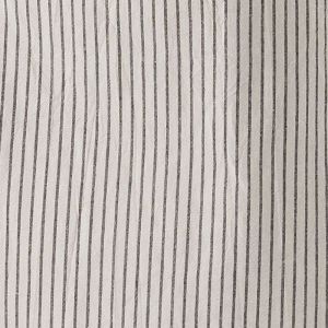 LEO STRIPE SHIRRED DRESS NATURAL/BLACK