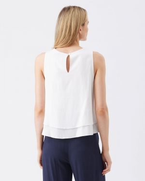 LOIS NURSING TOP WHITE