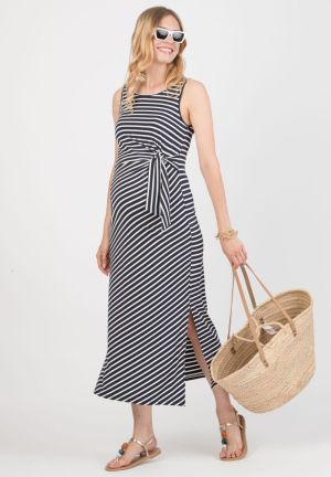 KAREN R 135 NAVY STRIPE