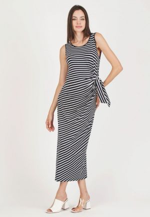 KAREN R 135 NAVY STRIPE