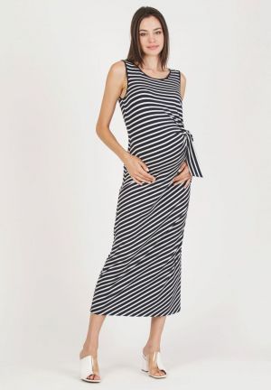 KAREN R 135 NAVY STRIPE
