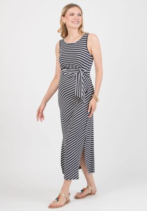 KAREN R 135 NAVY STRIPE