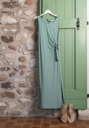 KAREN R 185 SAGE STRIPE