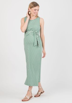 KAREN R 185 SAGE STRIPE