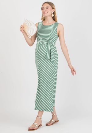 KAREN R 185 SAGE STRIPE