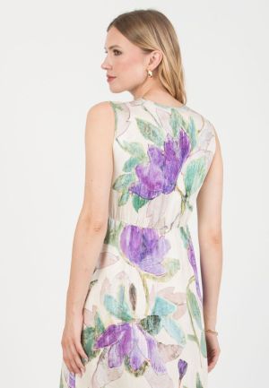 BELEN MAXI 102 IVORY PRINT