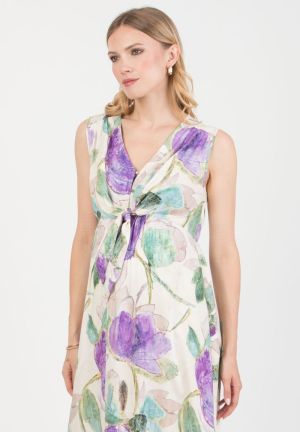 BELEN MAXI 102 IVORY PRINT